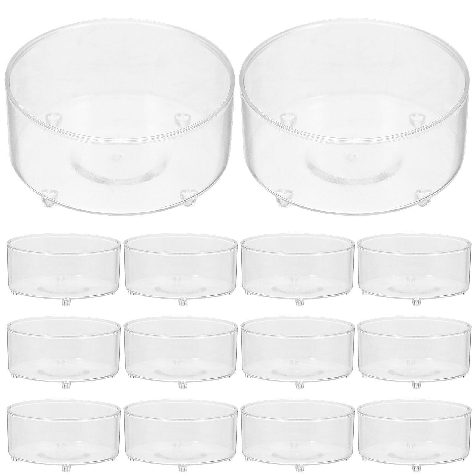 Candle Holder Supplies - 50 Adet Plastik Bardak, Tealight Mumlar