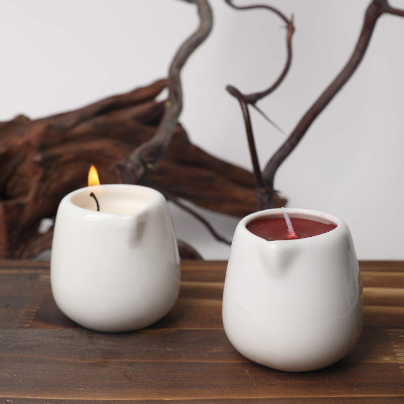 Candle Supplies Essential Oils - Seyahat Çantası Seramik Bardak Mum Tatil