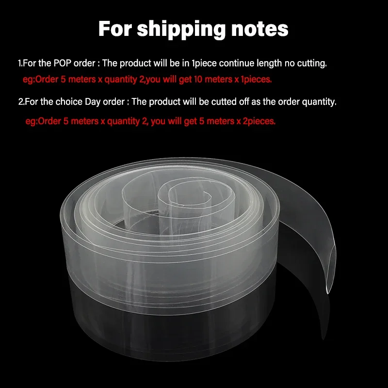 7 ~ 155mm Şeffaf PVC Isı Shrin - Shrink Sleeve Pvc incelemesi ve fiyatı