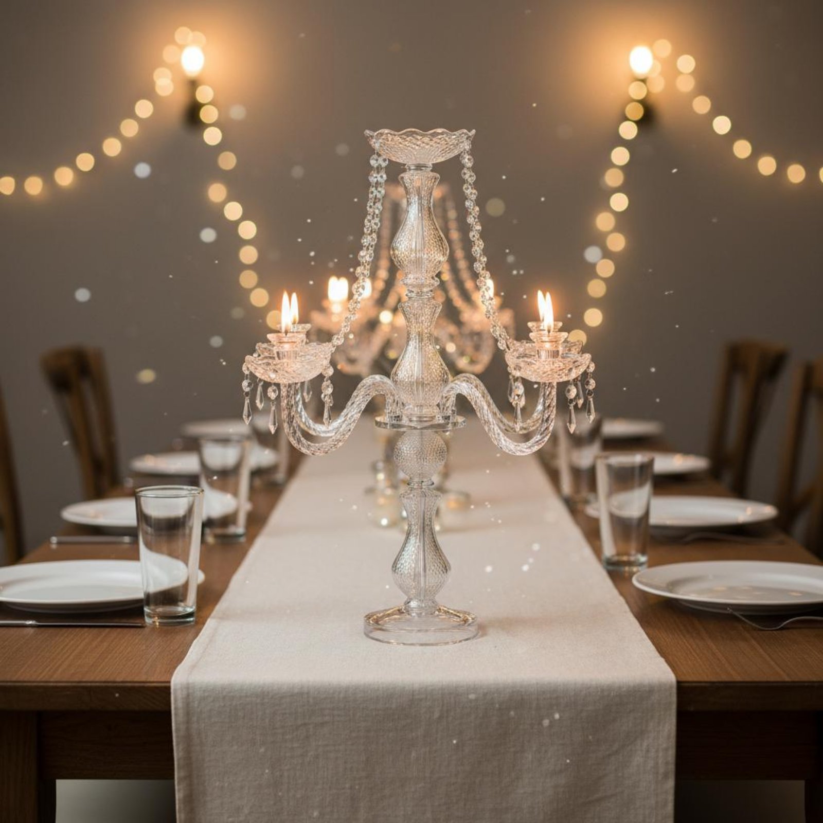 Kristal Şamdan Zarif Düğün Şam - Candle Holder Supplies incelemesi ve fiyatı