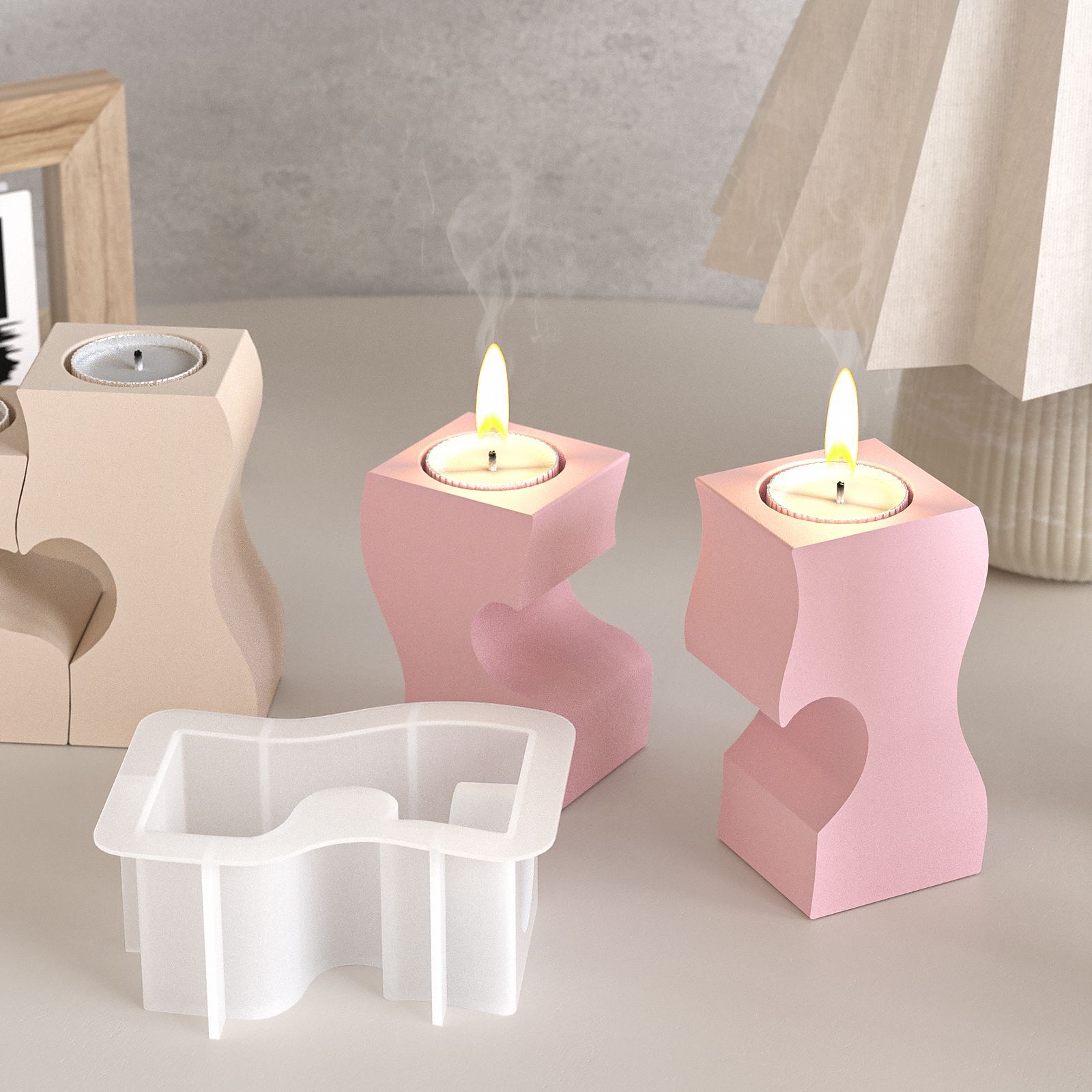 S Kalp Şamdan Silikon Kalıplar - Candle Making Supplies For Beginners incelemesi ve fiyatı