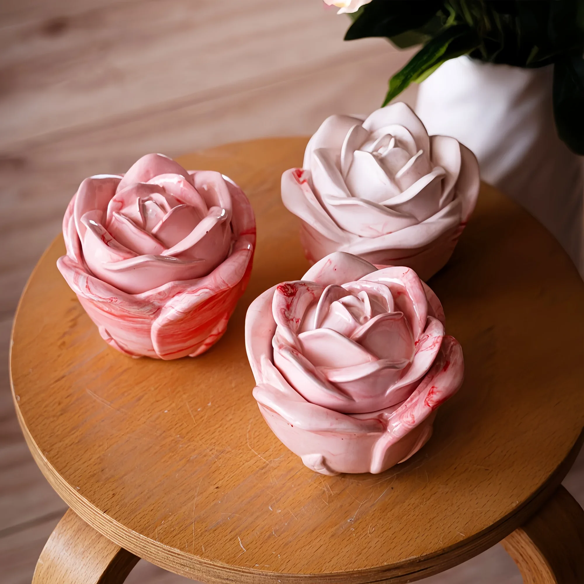 2 Parçalı Gül Şeklinde Silikon - Candle Holder Supplies incelemesi ve fiyatı
