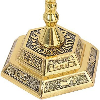 7 Kollu Menora Yahudi Ev Dekor - Candle Holder Supplies incelemesi ve fiyatı
