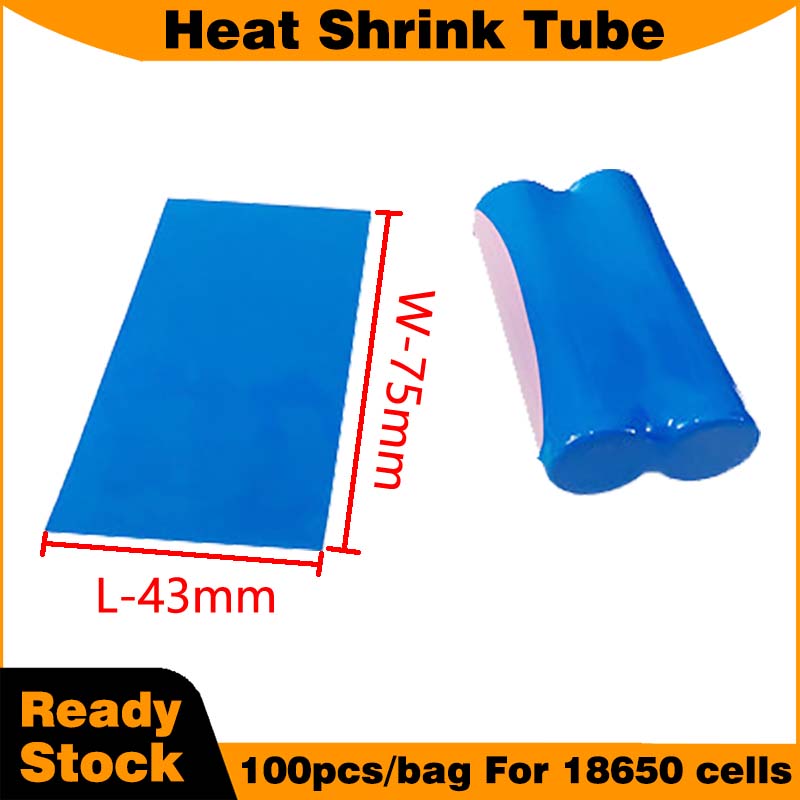 18650 Pil hücreleri için mavi  - Shrink Sleeve Pvc incelemesi ve fiyatı