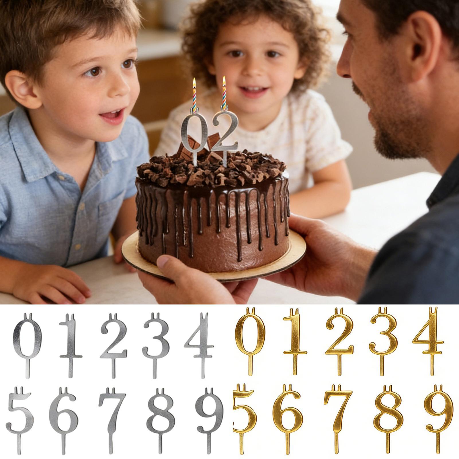 10 adet 0-9 Numaralı Pasta Süs - Candle Holder Supplies incelemesi ve fiyatı